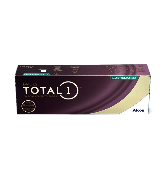 Контактні лінзи Alcon Dailies Total 1 for Astigmatism Одноденні