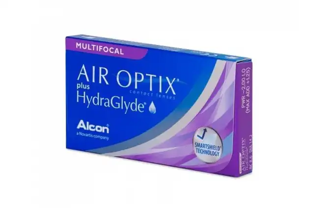 Контактные линзы Alcon Air OPTIX HydraGlyde multifocal Месячные фото 1