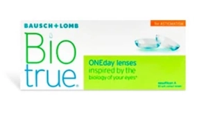 Контактні лінзи Bausch+Lomb Biotrue 1-DAY  for Astigmatism Одноденні