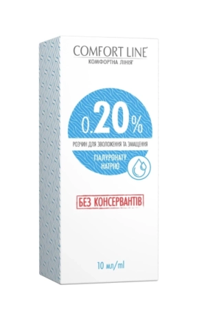 Краплі зволожуючі COMFORT LINE 0.20%