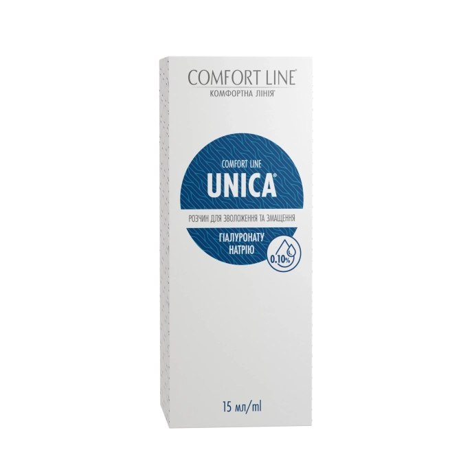 Зволожуючі краплі UNICA Comfort Line