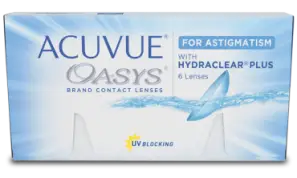 Контактные линзы Johnson & Johnson Acuvue  Oasys with Hydraclear Plus   for astigmatism Двухнедельные